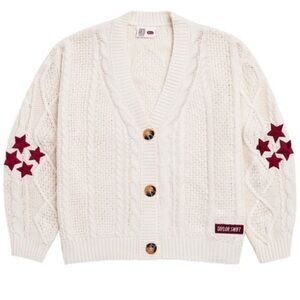 Taylor Swift Cream Knit Red (Taylor’s Version) Cardigan Size YS/YM